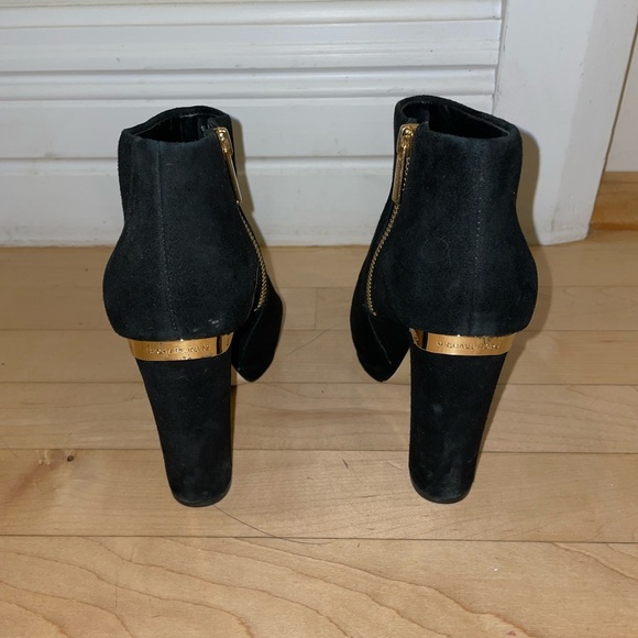 MK Black suede’s heeled boots - Picture 3 of 4